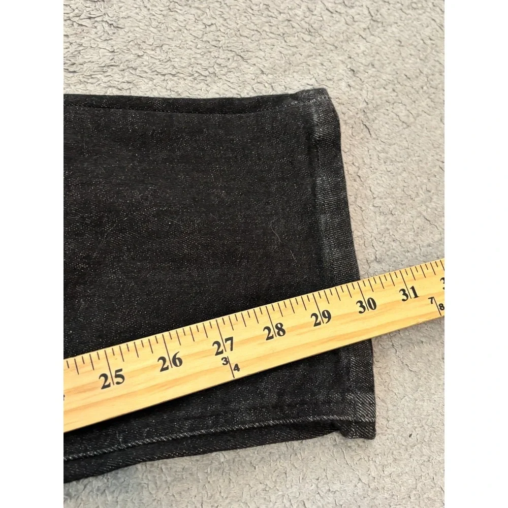 Banana Republic Jeans Mens 32x30 Black Straight Fit Stretch Casual Rocker Grunge